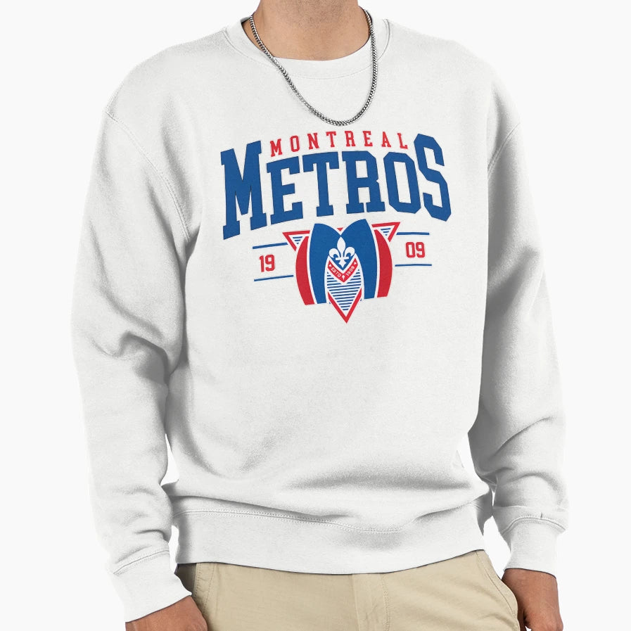 Montreal Metros Hockey Team Sweatshirt - Casual Everyday Wear Unisex - T-Shirt, Sweatshirt, Hoodie
