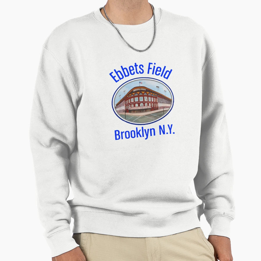 Historic Ebbets Field Brooklyn N Y Sweatshirt - Graphic Print Men Women - T-Shirt, Sweatshirt, Hoodie