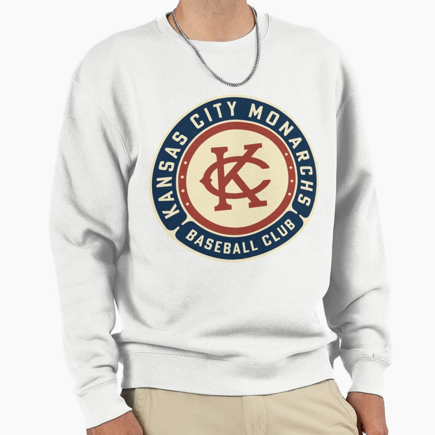 Kansas City Monarchs Logo Sweatshirt - Novelty Apparel Unisex - T-Shirt, Sweatshirt, Hoodie