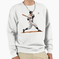 Baseball Player Swinging Sweatshirt - Casual Everyday Wear for Adults - T-Shirt, Sweatshirt, Hoodie