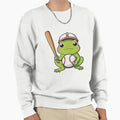 Frog Baseball Frog Sweatshirt - Fun Novelty Design Men Women - T-Shirt, Sweatshirt, Hoodie