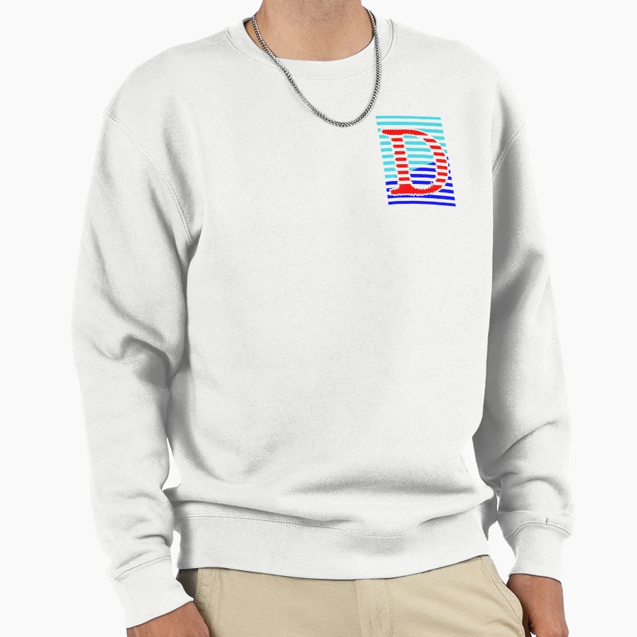D Red Letter Sweatshirt - Novelty Apparel for Adults - T-Shirt, Sweatshirt, Hoodie