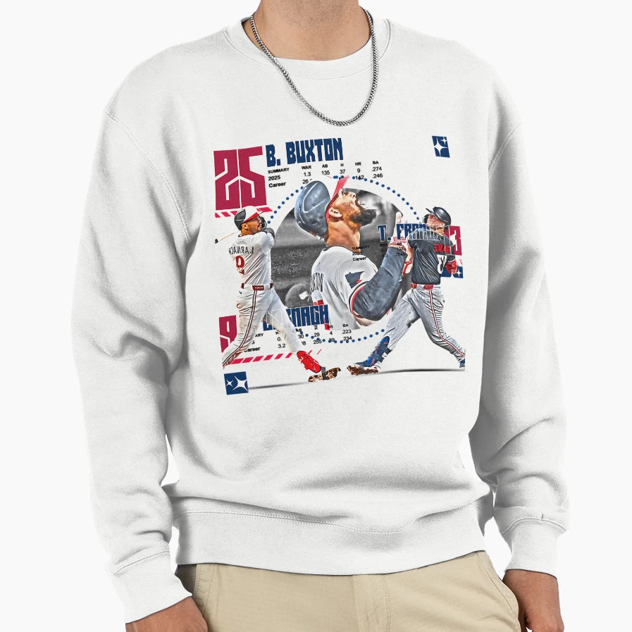 Minnesota Baseball Squad Sweatshirt - Unique Graphic Men Women - T-Shirt, Sweatshirt, Hoodie