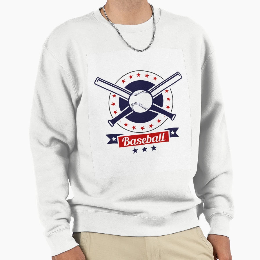 Baseball Sweatshirt - Trendy Graphic for Adults - T-Shirt, Sweatshirt, Hoodie