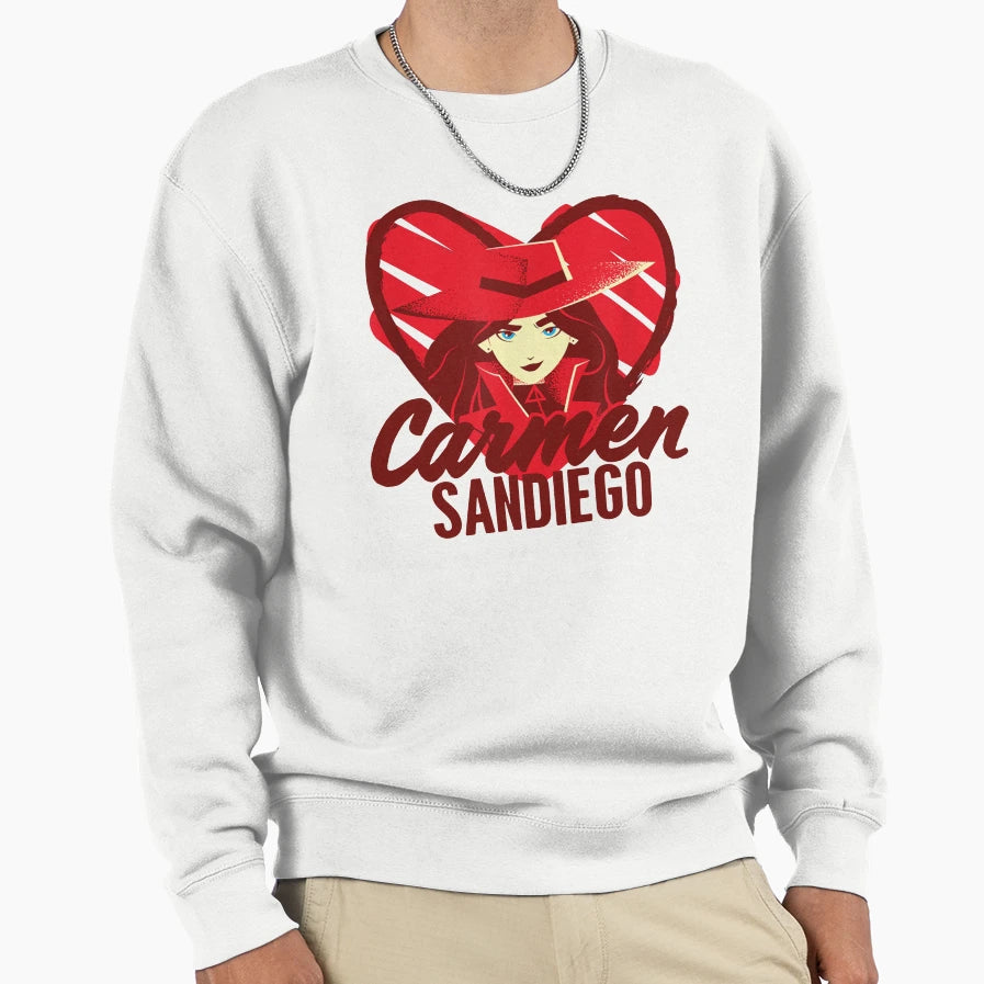 C Rmen S Ndiego Heart C Rmen Sweatshirt - Novelty Apparel for Adults - T-Shirt, Sweatshirt, Hoodie