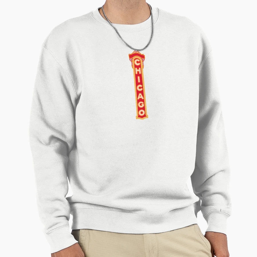 Chicago Sweatshirt - Unique Graphic for Adults - T-Shirt, Sweatshirt, Hoodie