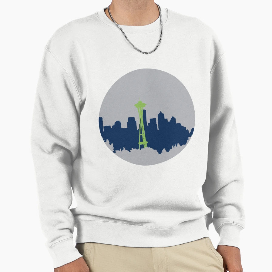 Seattle Logo Sweatshirt - Graphic Print for Adults - T-Shirt, Sweatshirt, Hoodie