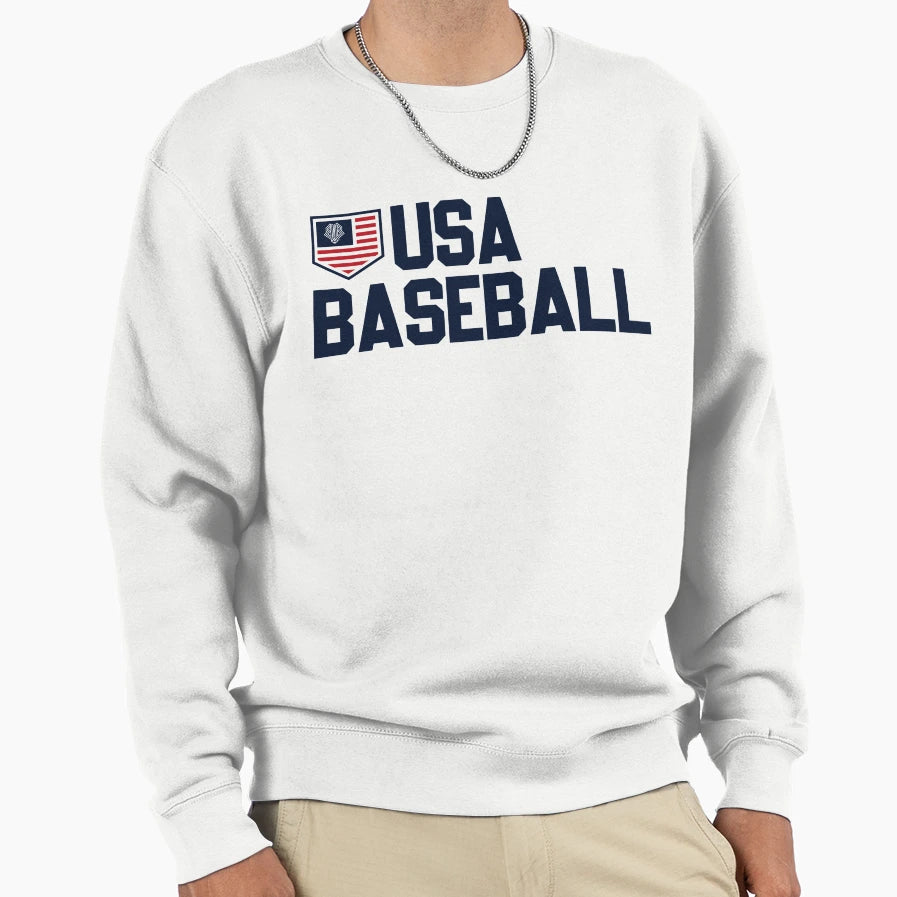 Usa Baseball Sweatshirt - Trendy Graphic Unisex - T-Shirt, Sweatshirt, Hoodie