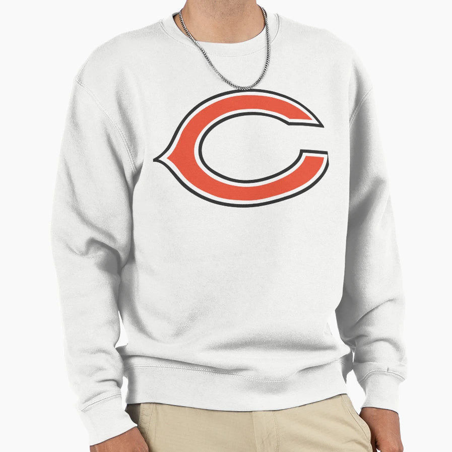 Chicago Bears Sweatshirt - Minimalist Print for Adults - T-Shirt, Sweatshirt, Hoodie