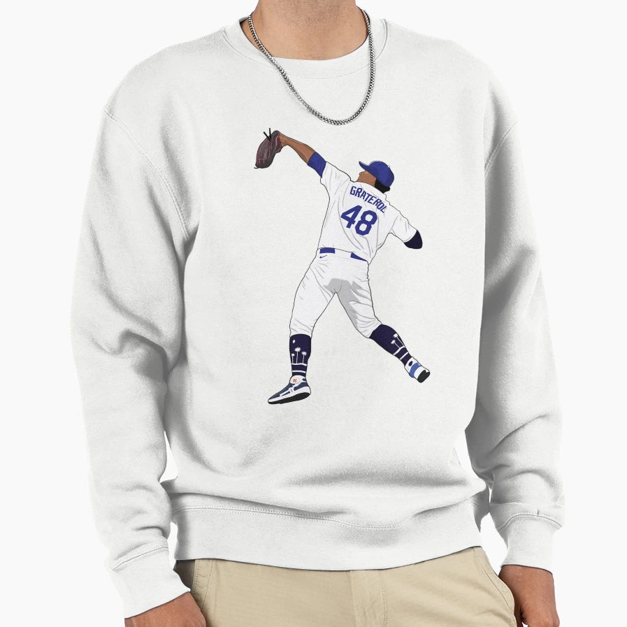 Brusdar Graterol Bazooka Sweatshirt - Aesthetic Graphic Unisex - T-Shirt, Sweatshirt, Hoodie