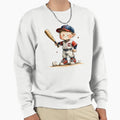 Little Baseball Ready To Hit Sweatshirt - Novelty Apparel Unisex - T-Shirt, Sweatshirt, Hoodie
