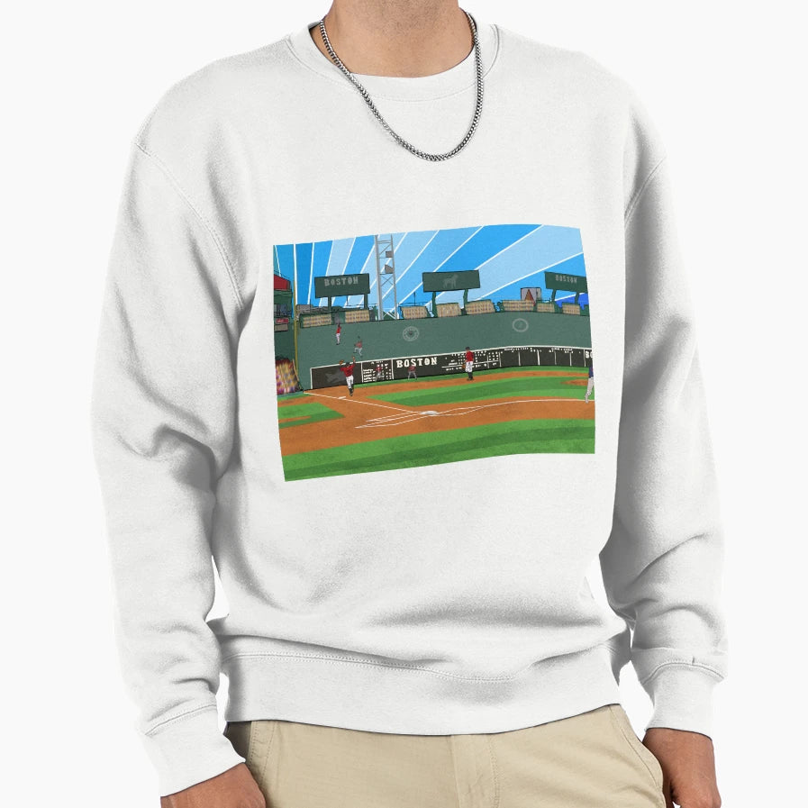 Climbing Green Monster Fenway Sweatshirt - Casual Everyday Wear Men Women - T-Shirt, Sweatshirt, Hoodie