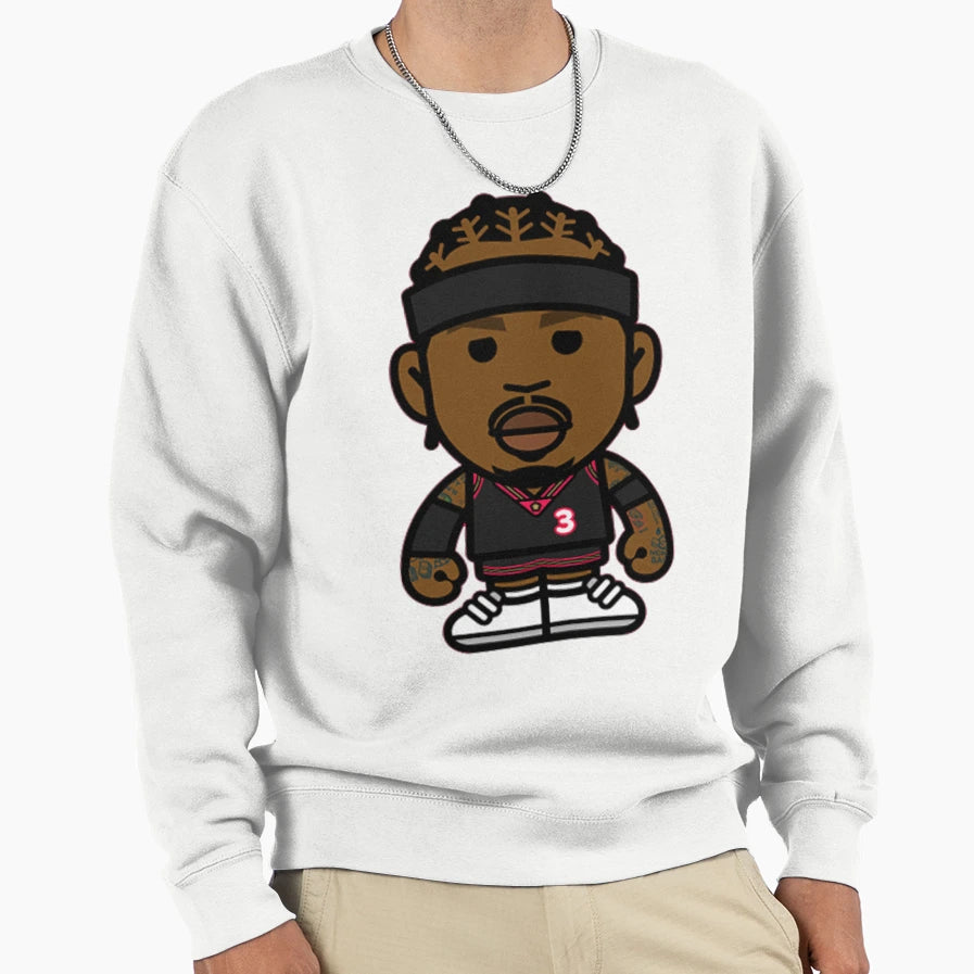 Allen Iverson Fan Basketball Sweatshirt - Trendy Graphic Men Women - T-Shirt, Sweatshirt, Hoodie