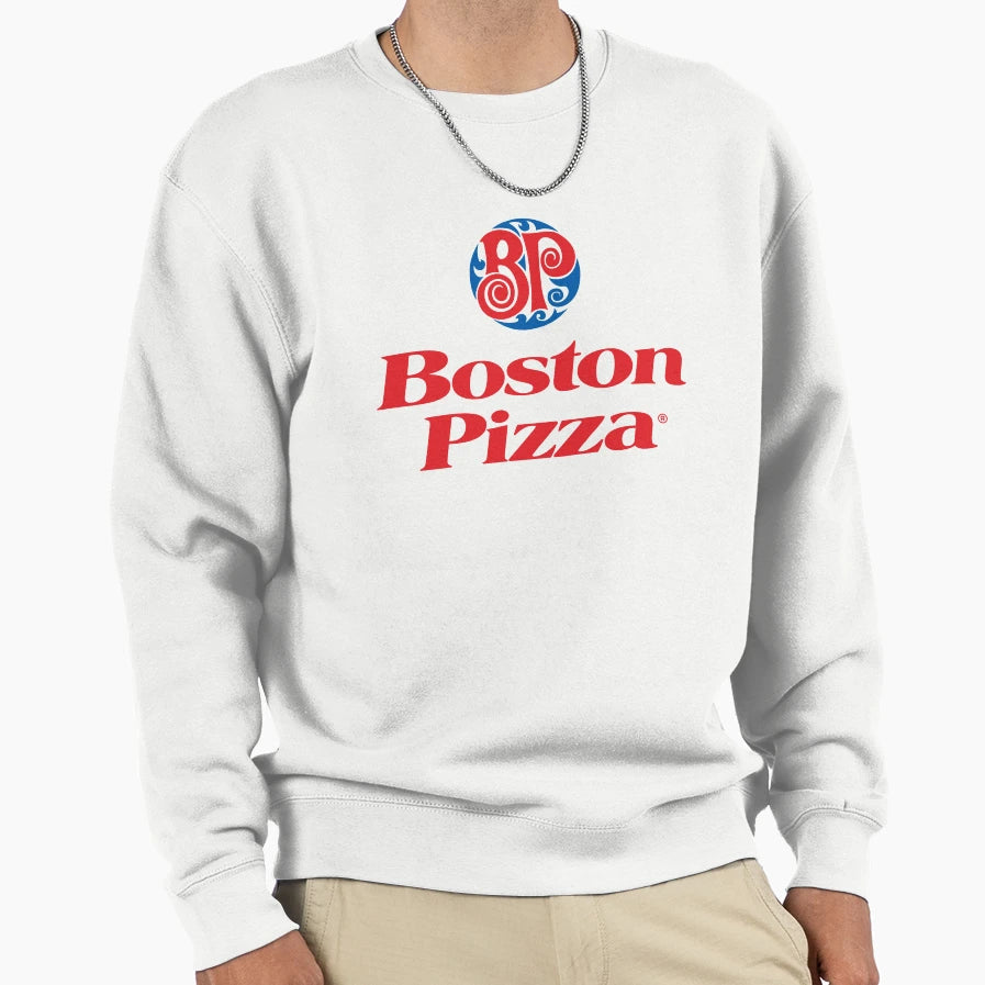 Rooftop Boston Pizza View City Sweatshirt - Trendy Graphic for Adults - T-Shirt, Sweatshirt, Hoodie