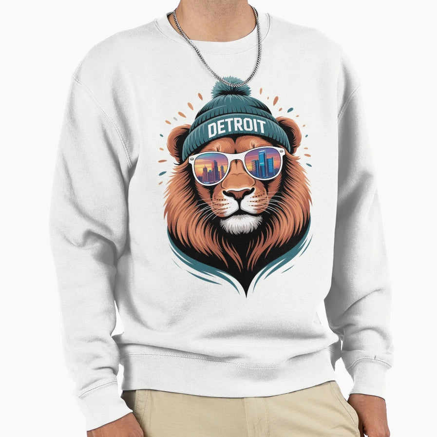 Detroit Team Sweatshirt - Trendy Graphic Unisex - T-Shirt, Sweatshirt, Hoodie