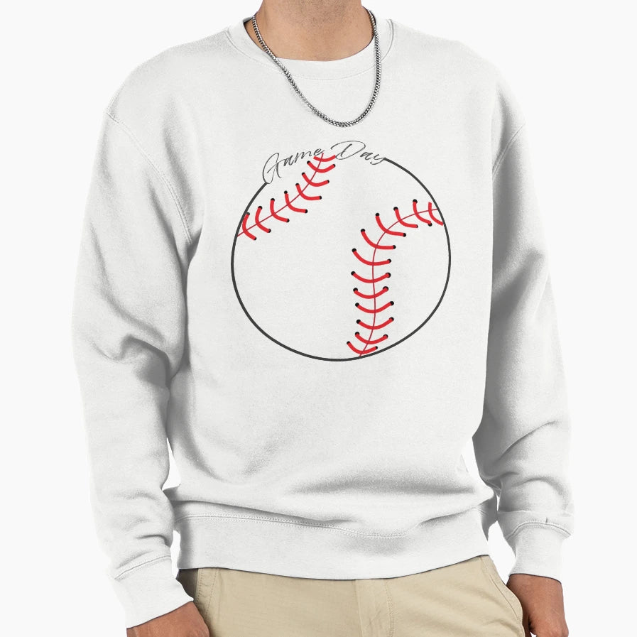 Gameday Baseball Sweatshirt - Streetwear Style for Adults - T-Shirt, Sweatshirt, Hoodie