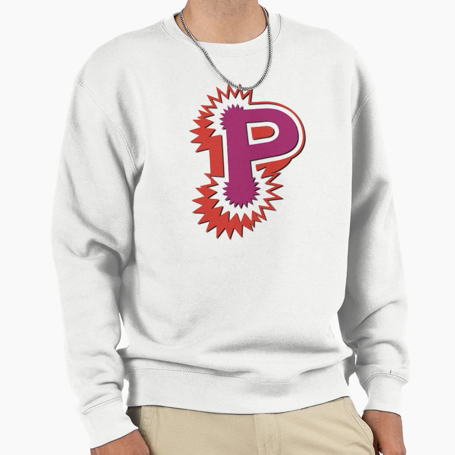 P Initial Letter P Sweatshirt - Minimalist Print for Adults - T-Shirt, Sweatshirt, Hoodie