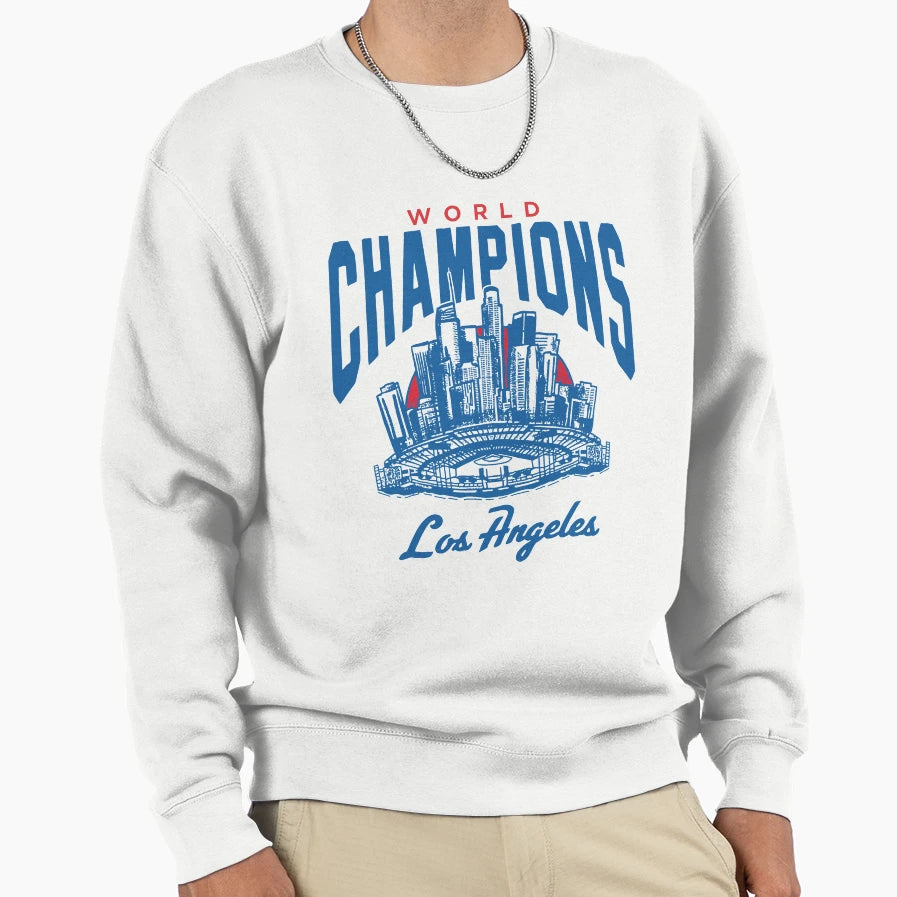 Los Angeles Dodgers World Champs Sweatshirt - Trendy Graphic Unisex - T-Shirt, Sweatshirt, Hoodie