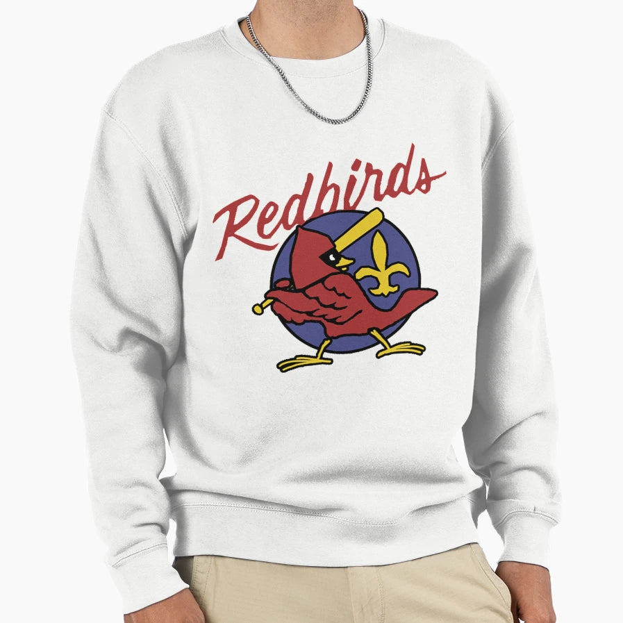 Louisville Redbirds Minor Sweatshirt - Casual Everyday Wear for Adults - T-Shirt, Sweatshirt, Hoodie