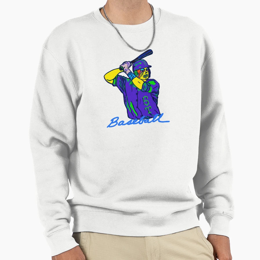 Baseball St Sweatshirt - Custom Art Print Men Women - T-Shirt, Sweatshirt, Hoodie