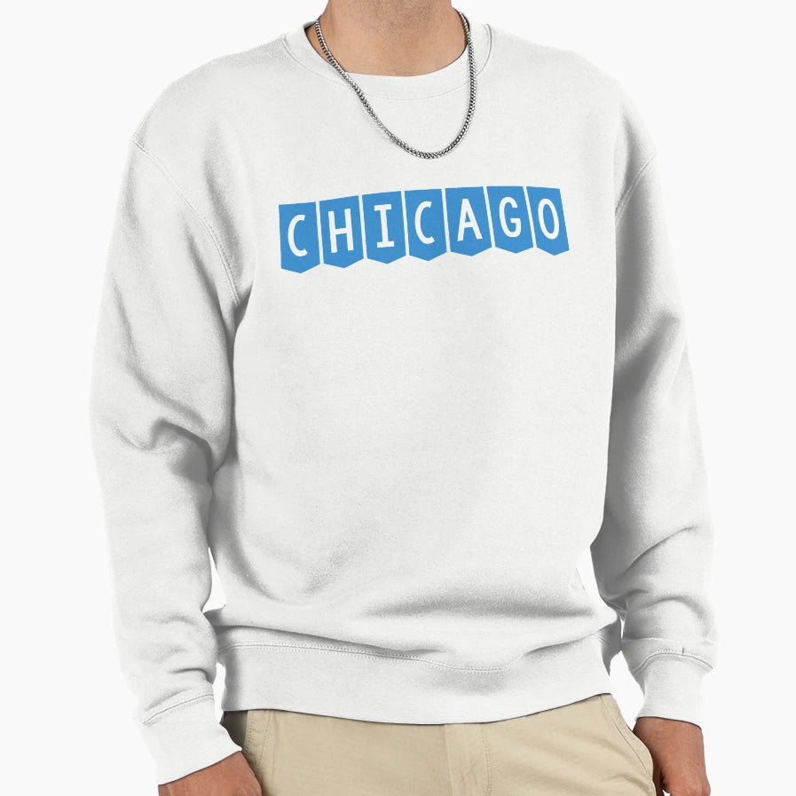 Chicago Sweatshirt - Custom Art Print for Adults - T-Shirt, Sweatshirt, Hoodie
