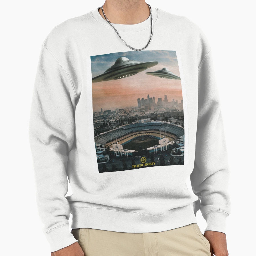 Dodgers T Shirtaliens Bleed Blue T-Shirt - Streetwear Style for Adults - T-Shirt, Sweatshirt, Hoodie