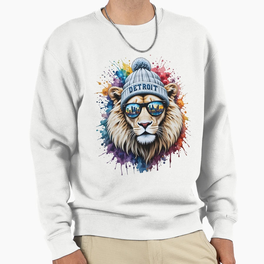 Detroit City Sweatshirt - Minimalist Print for Adults - T-Shirt, Sweatshirt, Hoodie