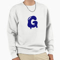 Glossy Dark Blue Liquid Letter G Sweatshirt - Unique Graphic Unisex - T-Shirt, Sweatshirt, Hoodie