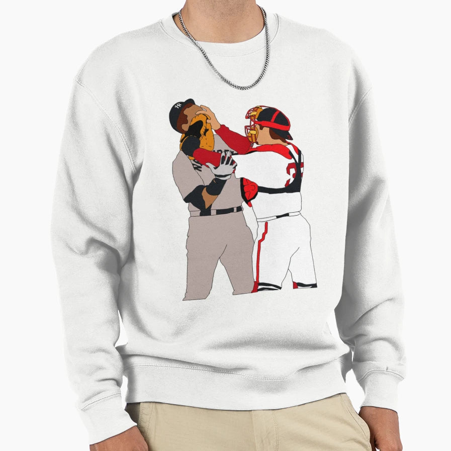 Jason Varitek Alex Rodriguez Brawl Sweatshirt - Novelty Apparel for Adults - T-Shirt, Sweatshirt, Hoodie