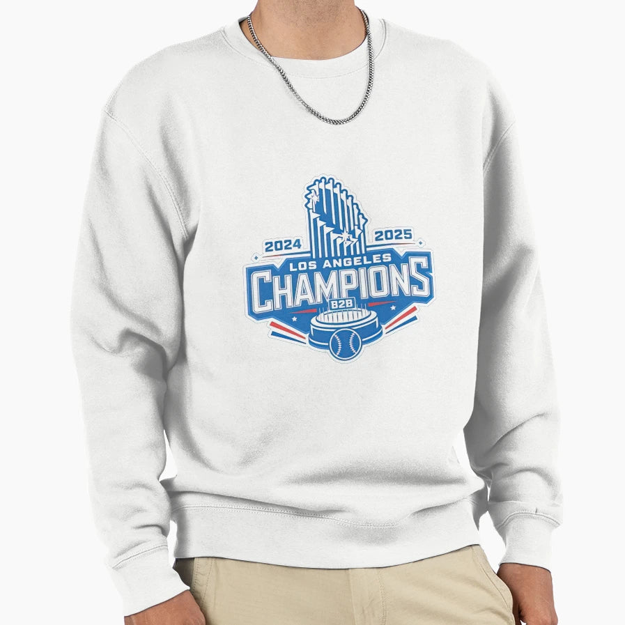 Los Angeles Baseball Champions 2025 Sweatshirt - Minimalist Print Men Women - T-Shirt, Sweatshirt, Hoodie