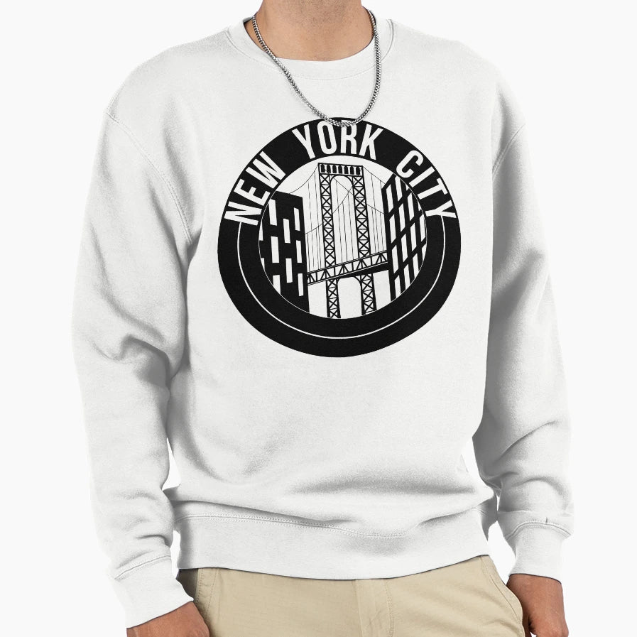 New York City Bridge Sweatshirt - Unique Graphic for Adults - T-Shirt, Sweatshirt, Hoodie