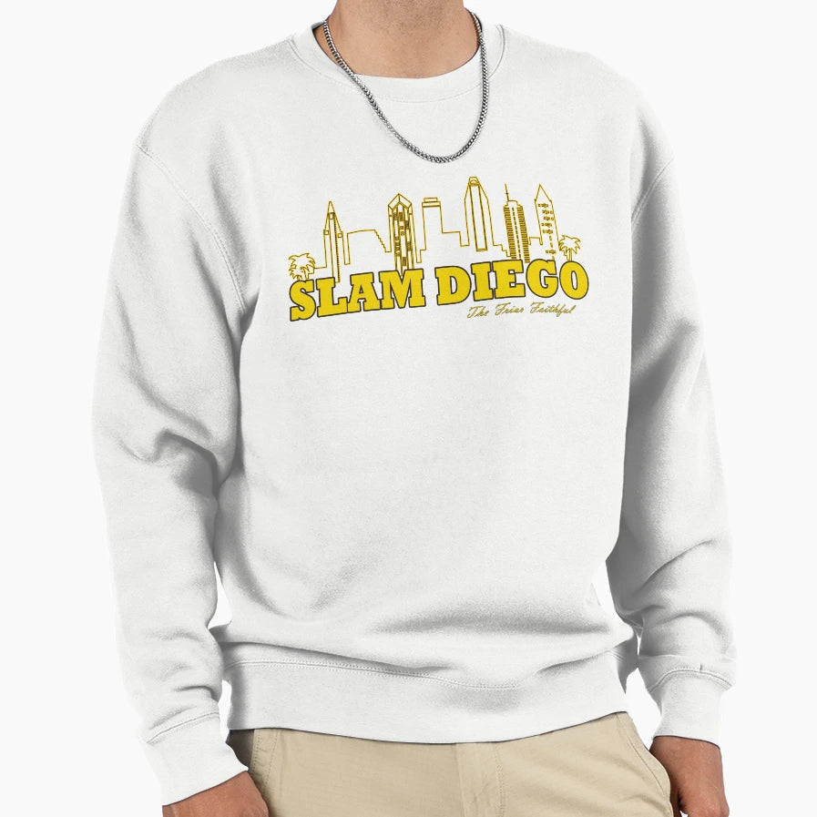 Slam Diego San Diego City Skyline Sweatshirt - Minimalist Print Men Women - T-Shirt, Sweatshirt, Hoodie