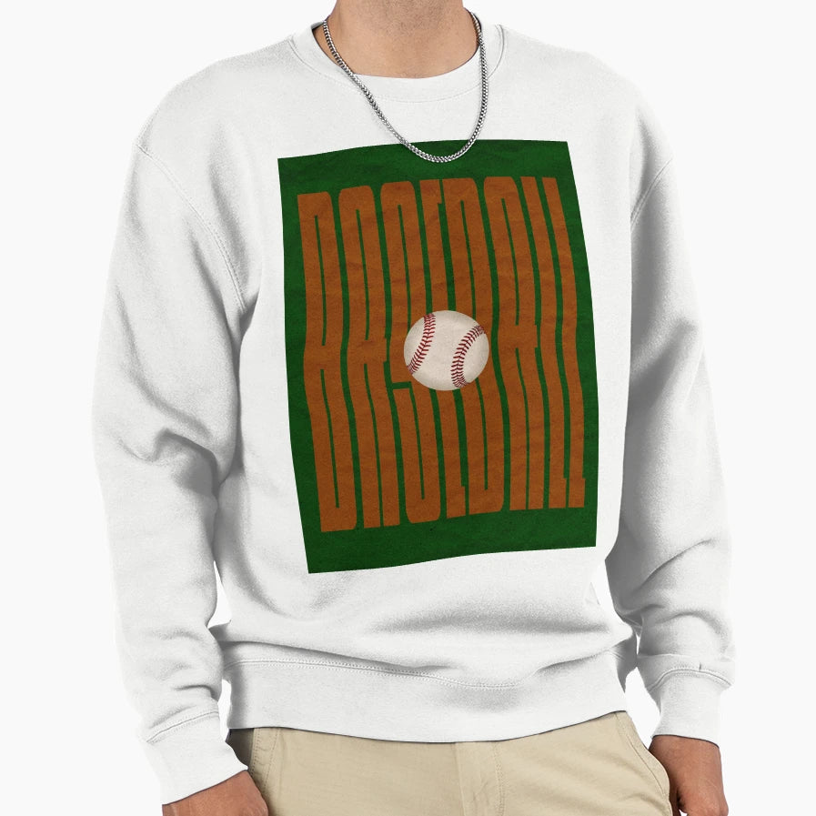 Baseball Ball Sweatshirt - Casual Everyday Wear Unisex - T-Shirt, Sweatshirt, Hoodie