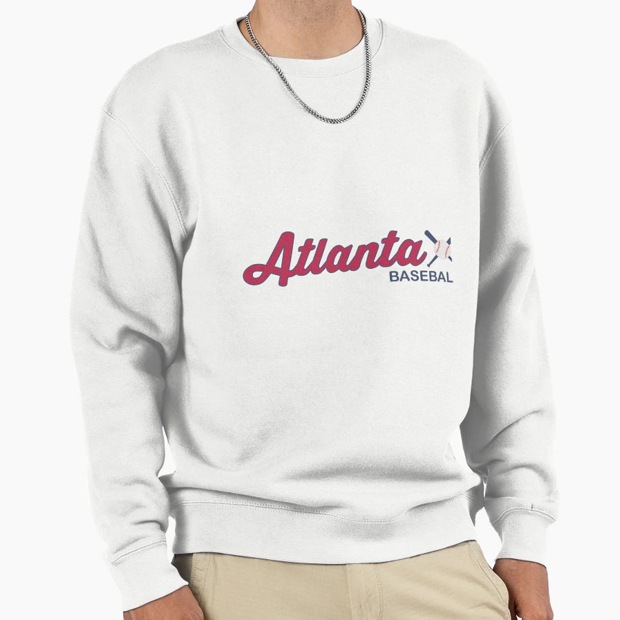 Atlanta Baseball Sweatshirt - Aesthetic Graphic for Adults - T-Shirt, Sweatshirt, Hoodie
