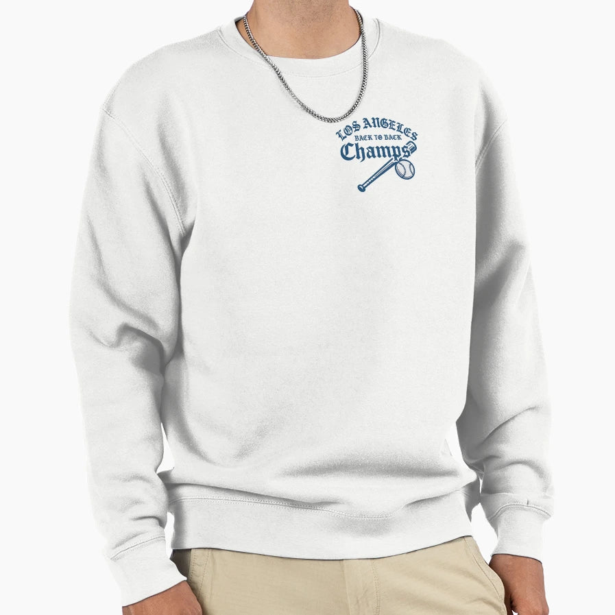 Los Angeles Baseball Sweatshirt - Graphic Print Men Women - T-Shirt, Sweatshirt, Hoodie