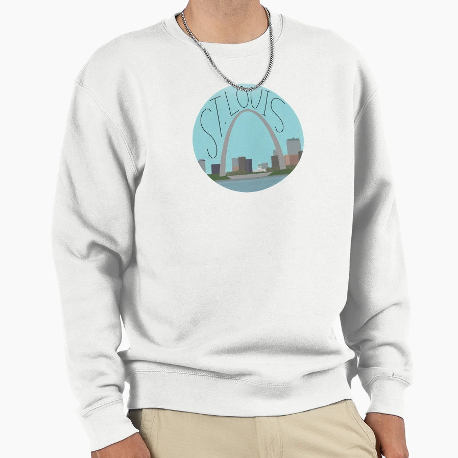 St Louis Sweatshirt - Aesthetic Graphic for Adults - T-Shirt, Sweatshirt, Hoodie