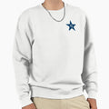 Star Initial Monogram Q Navy Sweatshirt - Fun Novelty Design Unisex - T-Shirt, Sweatshirt, Hoodie