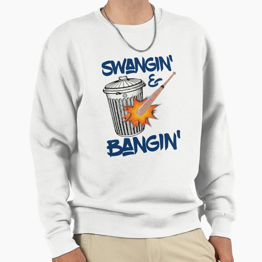 Houston Swangin And Bangin Houston Sweatshirt - Aesthetic Graphic Unisex - T-Shirt, Sweatshirt, Hoodie