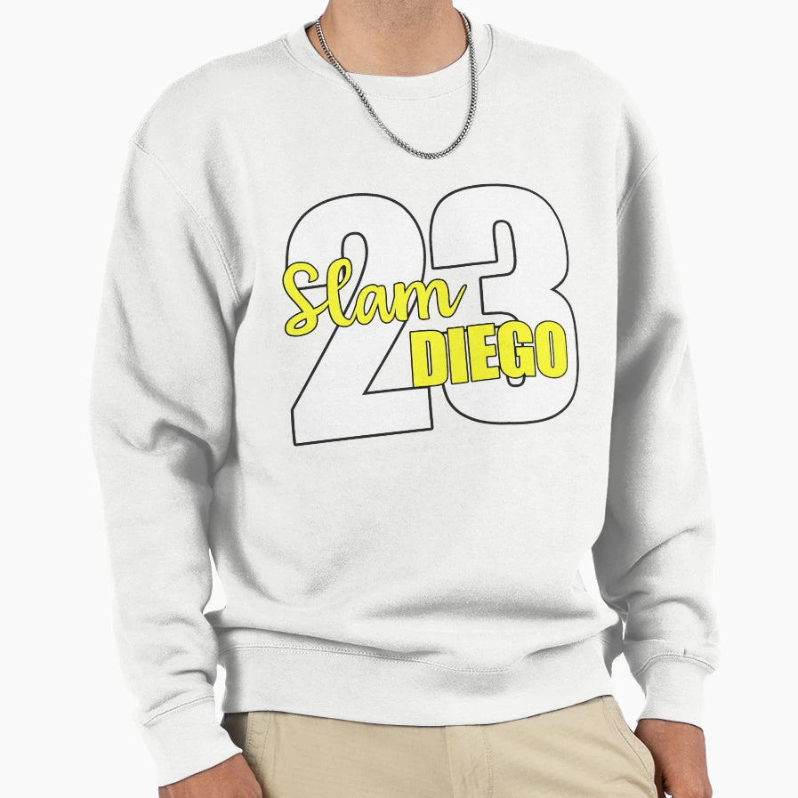 Slam Diego Mens Womens Jersey T-Shirt - Casual Everyday Wear for Adults - T-Shirt, Sweatshirt, Hoodie