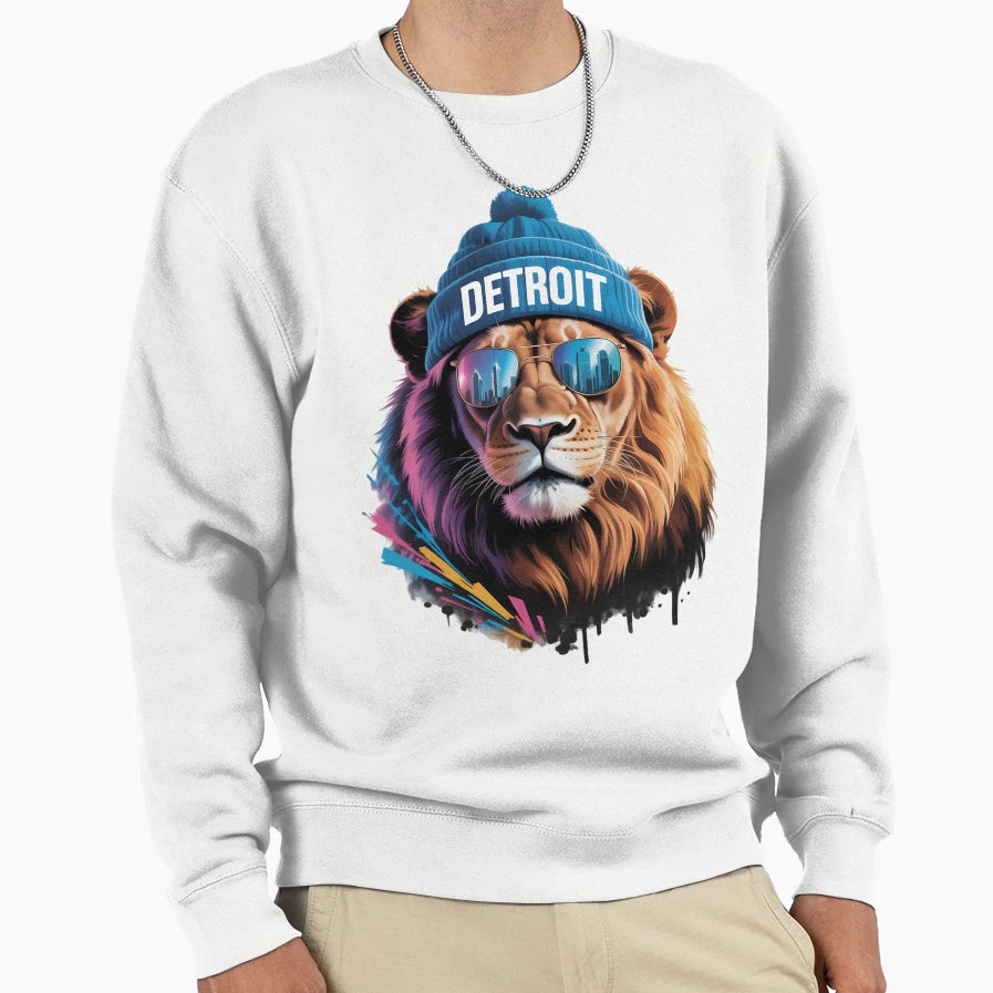 Detroit Team Sweatshirt - Novelty Apparel Unisex - T-Shirt, Sweatshirt, Hoodie