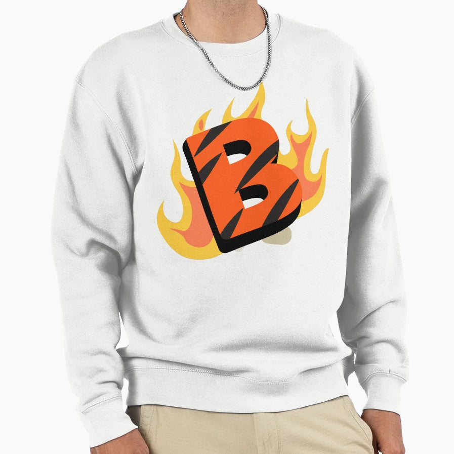 Letter B Sweatshirt - Trendy Graphic Unisex - T-Shirt, Sweatshirt, Hoodie