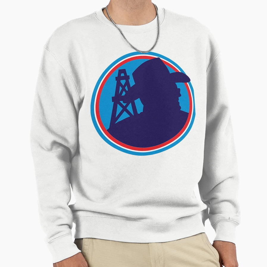 Bum Phillips Oilers Logo Sweatshirt - Aesthetic Graphic Unisex - T-Shirt, Sweatshirt, Hoodie