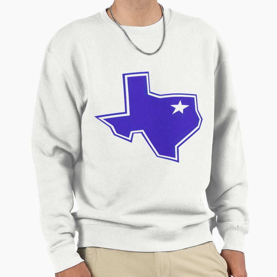 Texas Star Green Lone Star State Sweatshirt - Minimalist Print for Adults - T-Shirt, Sweatshirt, Hoodie