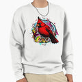 Street Art Red Cardinal Graffiti Sweatshirt - Streetwear Style Unisex - T-Shirt, Sweatshirt, Hoodie