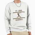 Gold Color St Louis Baseball Sweatshirt - Custom Art Print for Adults - T-Shirt, Sweatshirt, Hoodie