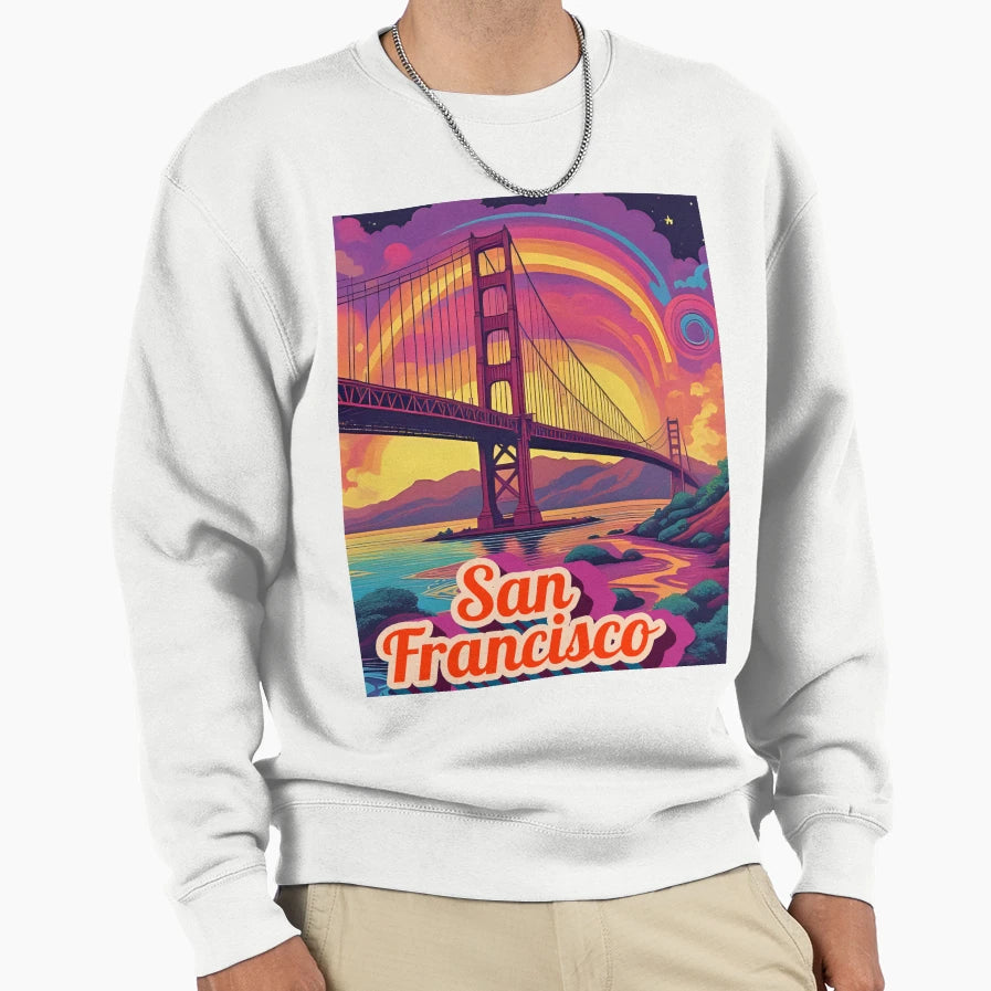 San Francisco Sweatshirt - Trendy Graphic for Adults - T-Shirt, Sweatshirt, Hoodie