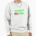 Cleveland Ohio Stylish Prints Sweatshirt - Casual Everyday Wear Men Women - T-Shirt, Sweatshirt, Hoodie
