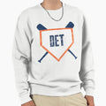Detroit Abbreviation Baseball Sweatshirt - Aesthetic Graphic for Adults - T-Shirt, Sweatshirt, Hoodie