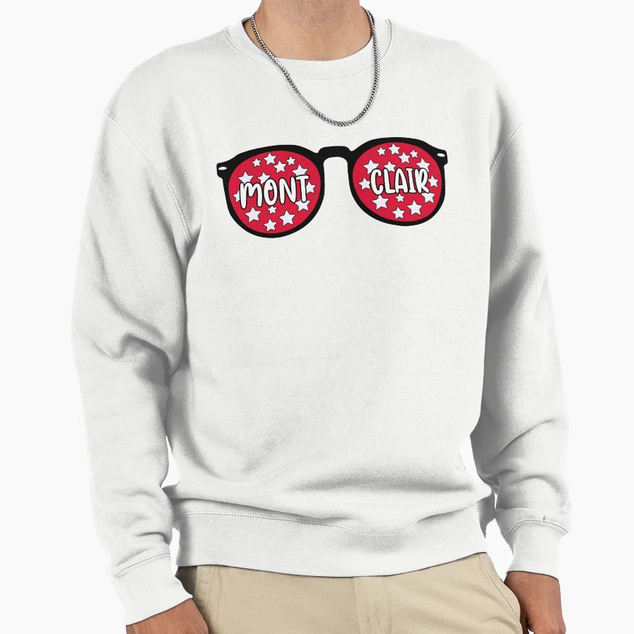 Montclair State Sunglasses Sweatshirt - Streetwear Style for Adults - T-Shirt, Sweatshirt, Hoodie