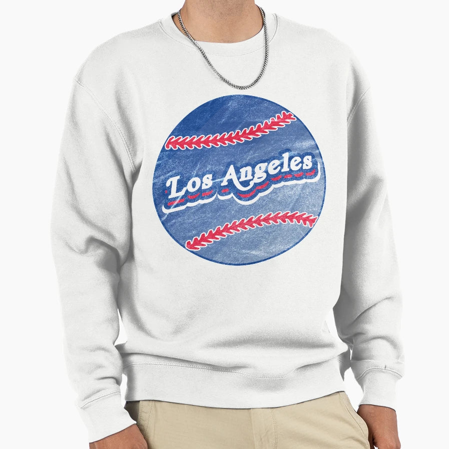 Los Angeles Baseball Sweatshirt - Casual Everyday Wear for Adults - T-Shirt, Sweatshirt, Hoodie